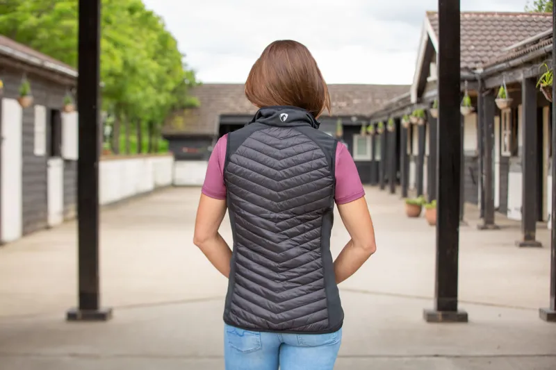 Hy Equestrian Synergy Sync Lightweight Padded Gilet - Black-1